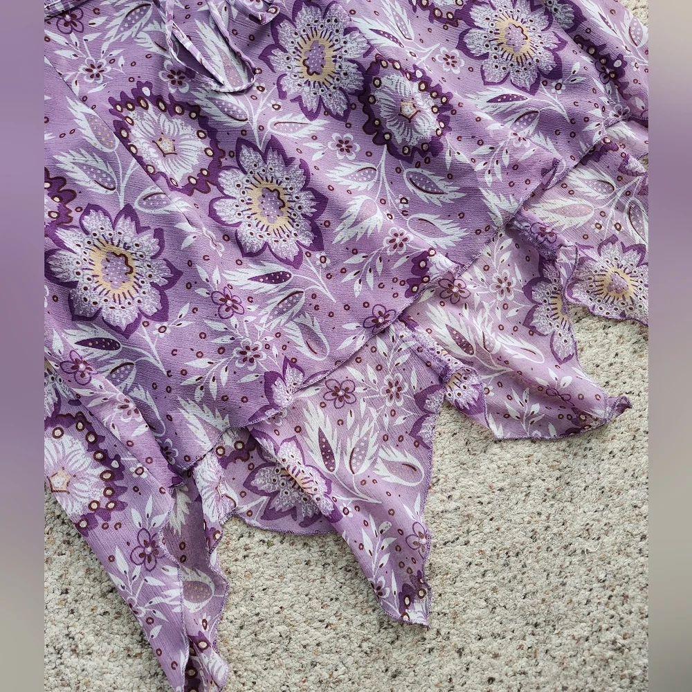 Y2k Floral Lace-Trim Tank Top - Picture 8 of 8